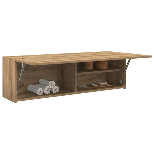 Bad-Wandschrank Artisan-Eiche 100x25x30 cm Holzwerkstoff