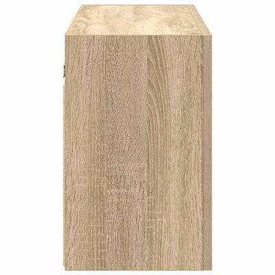 Bad-Wandschrank Sonoma-Eiche 100x25x40 cm Holzwerkstoff