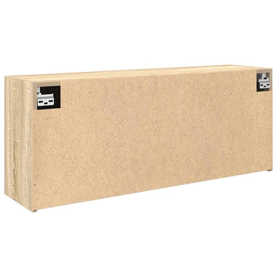 Bad-Wandschrank Sonoma-Eiche 100x25x40 cm Holzwerkstoff