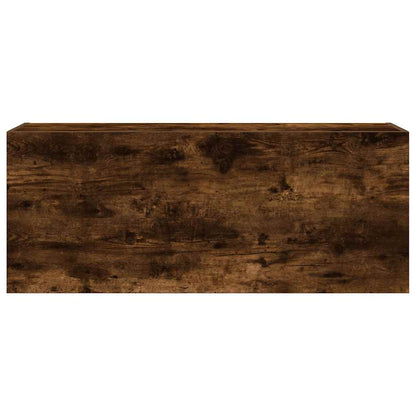 Bad-Wandschrank Räuchereiche 100x25x40 cm Holzwerkstoff