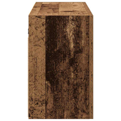 Bad-Wandschrank Altholz-Optik 100x25x40 cm Holzwerkstoff