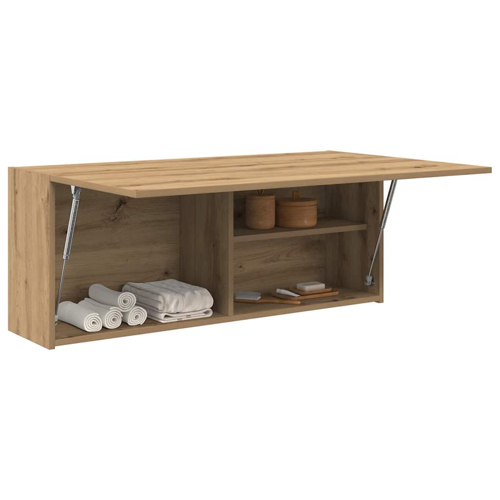 Bad-Wandschrank Artisan-Eiche 100x25x40 cm Holzwerkstoff