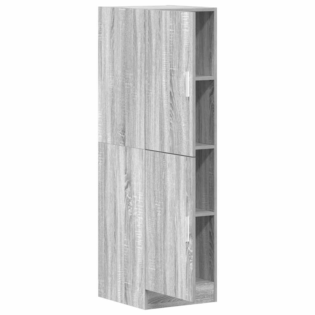 Küchenschrank Grau Sonoma 38x41,5x131,5 cm Holzwerkstoff