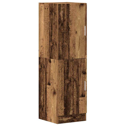 Küchenschrank Altholz-Optik 38x41,5x131,5 cm Holzwerkstoff