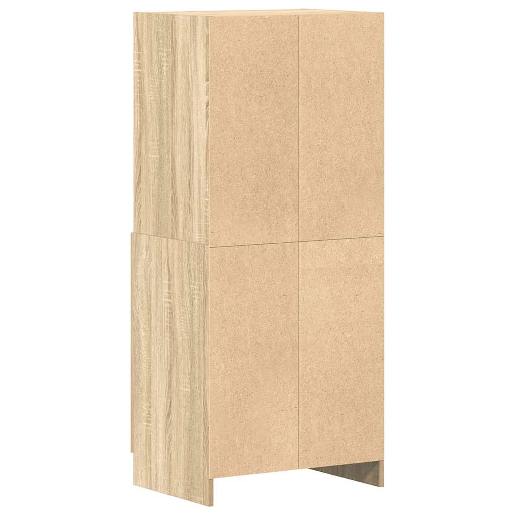 Küchenschrank Sonoma-Eiche 57x41,5x131,5 cm Holzwerkstoff