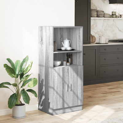 Küchenschrank Grau Sonoma 57x41,5x131,5 cm Holzwerkstoff