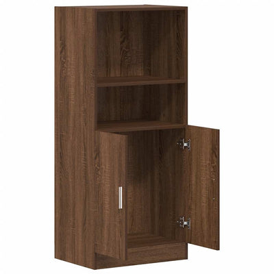 Küchenschrank Braun Eichen-Optik 57x41,5x131,5 cm Holzwerkstoff