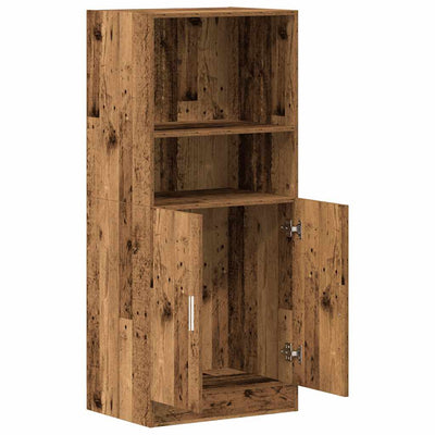 Küchenschrank Altholz-Optik 57x41,5x131,5 cm Holzwerkstoff