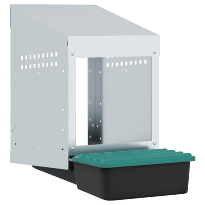 Hühner-Nistkasten 1 Fach Wandmontage Verzinkter Stahl