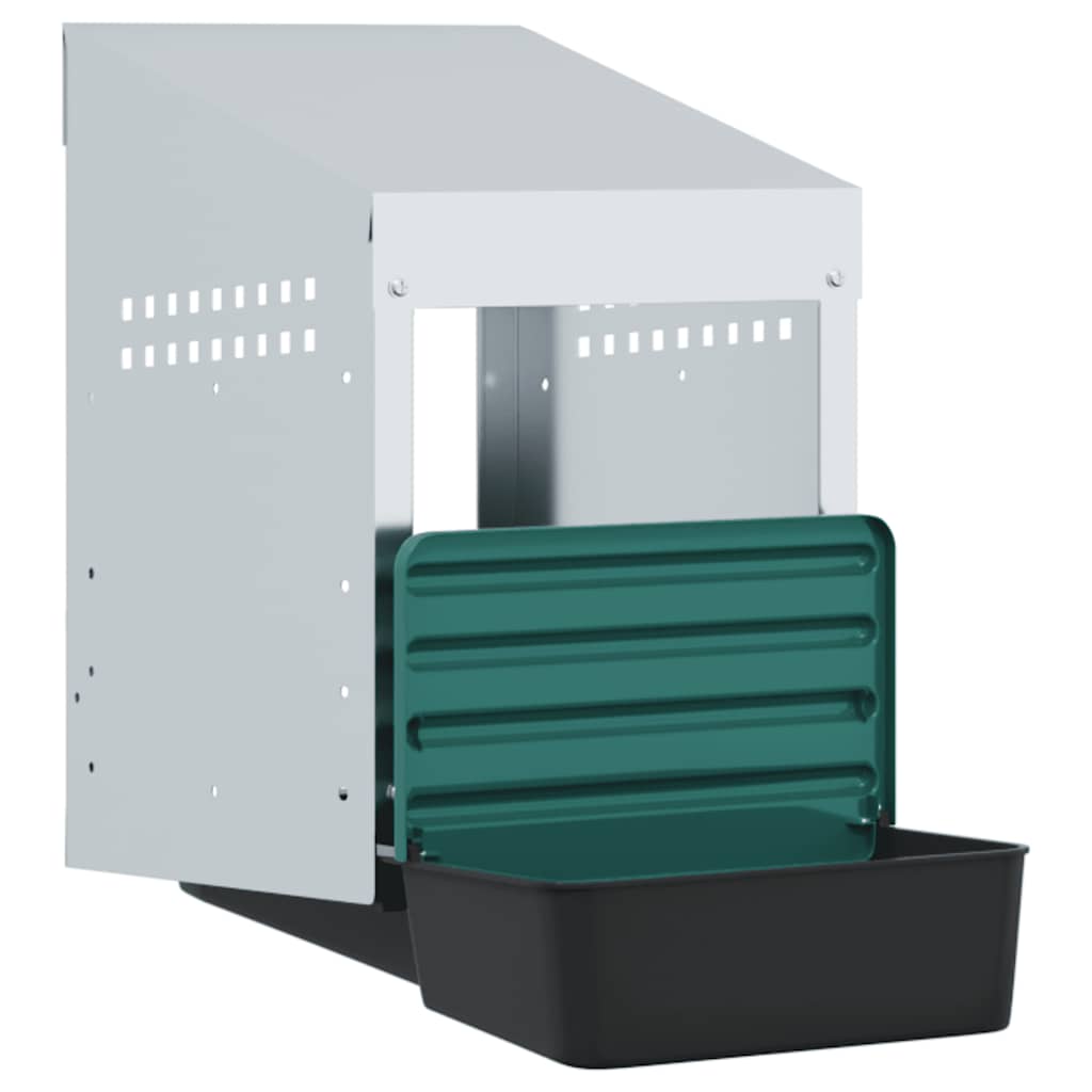 Hühner-Nistkasten 1 Fach Wandmontage Verzinkter Stahl