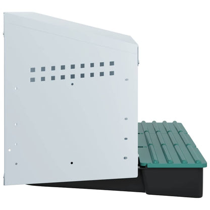 Hühner-Nistkasten 3 Fächer Wandmontage Verzinkter Stahl