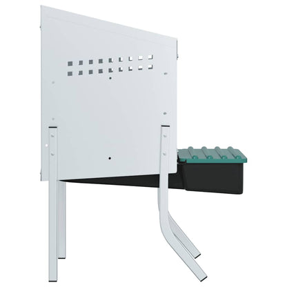 Hühner-Nistkasten 1 Abteil mit Beinen Verzinkter Stahl