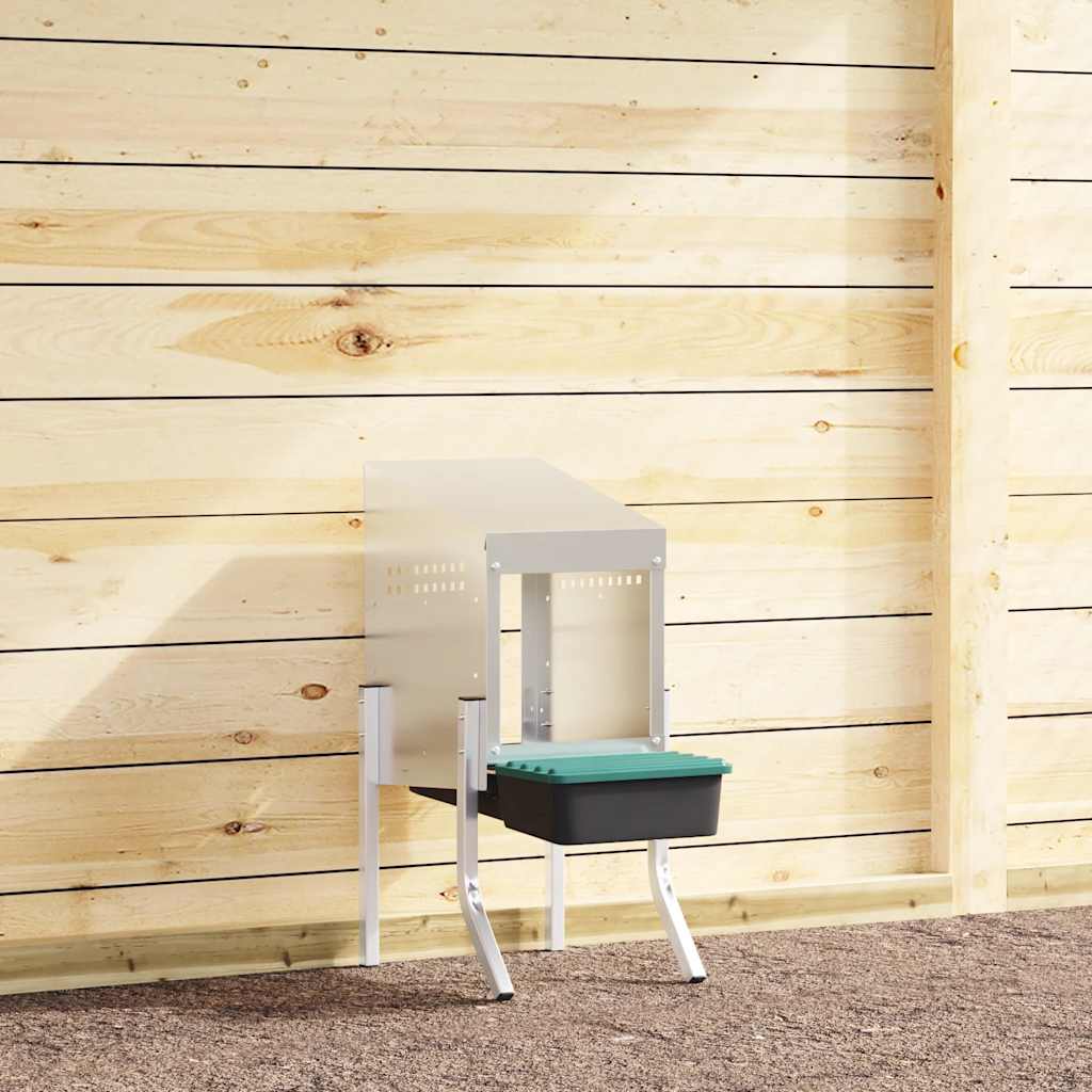 Hühner-Nistkasten 1 Abteil mit Beinen Verzinkter Stahl