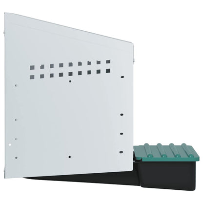 Hühner-Nistkasten 1 Fach Wandmontage Verzinkter Stahl