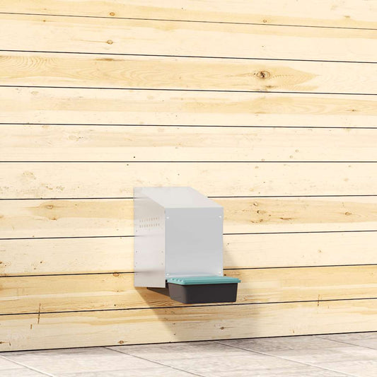 Hühner-Nistkasten 1 Fach Wandmontage Verzinkter Stahl