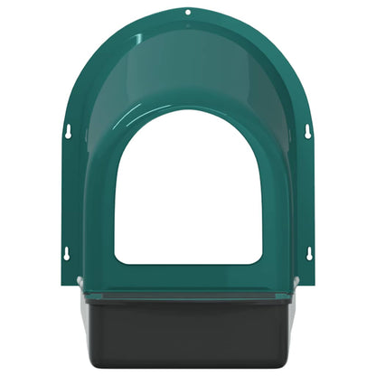 Hühnernistkästen 4 Stk. Wandmontiert Dunkelgrün Kunststoff
