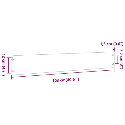 Rasenkanten 50 Stk. 15x103 cm Verzinkter Stahl