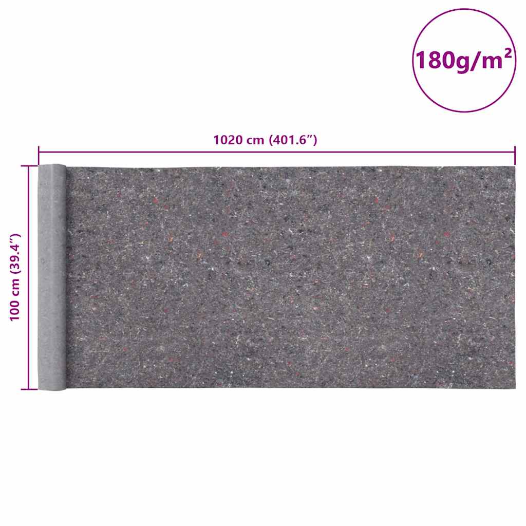 Rutschfeste Malervliese 2 Stk. 1020 cm 180 g/m² Grau