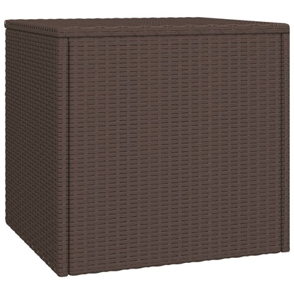 Garten-Beistelltische 3 Stk. Braun Poly Rattan