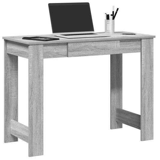 Schreibtisch Grau Sonoma 100x45x75 cm Holzwerkstoff