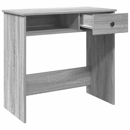 Schreibtisch Grau Sonoma 80x40x75 cm Holzwerkstoff