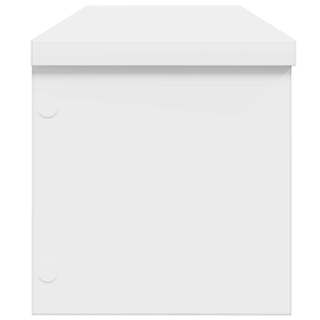 Küchenregal Stapelbar Weiß 50x15x16 cm Holzwerkstoff