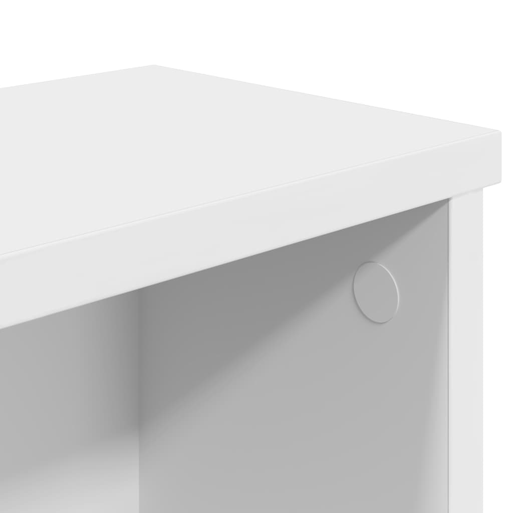 Küchenregale Stapelbar 2 Stk. Weiß 50x15x16 cm