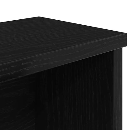 Küchenregal Stapelbar Schwarz 50x15x16 cm Holzwerkstoff