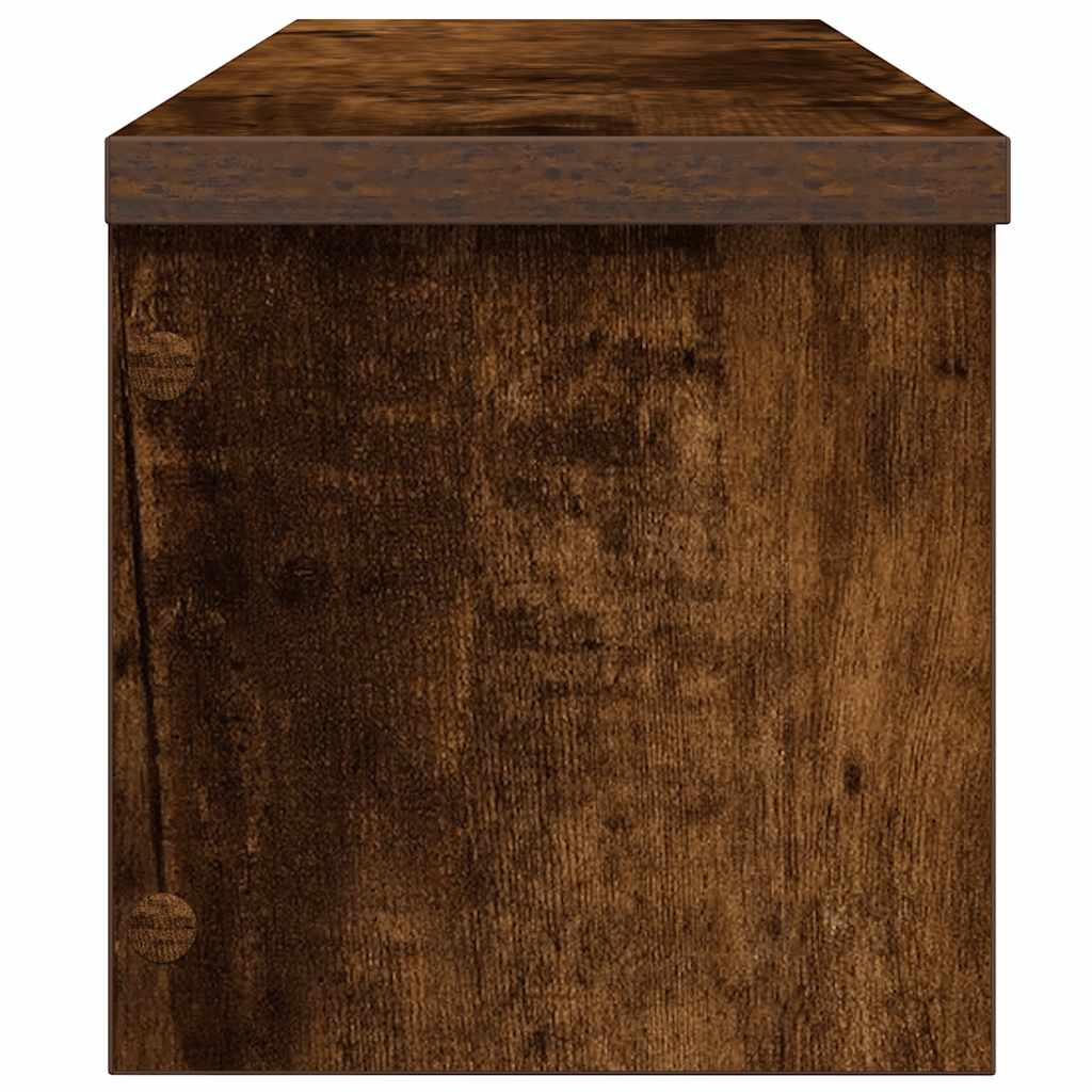 Küchenregal Stapelbar Räuchereiche 50x15x16 cm Holzwerkstoff