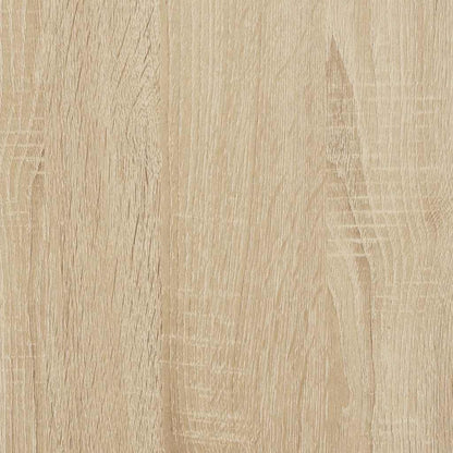 Wand-Eckregal Sonoma-Eiche 32x32x127,5 cm Holzwerkstoff