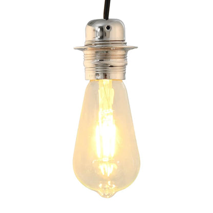 Lampenfassungen 2 Stk. Satin-Nickel E27