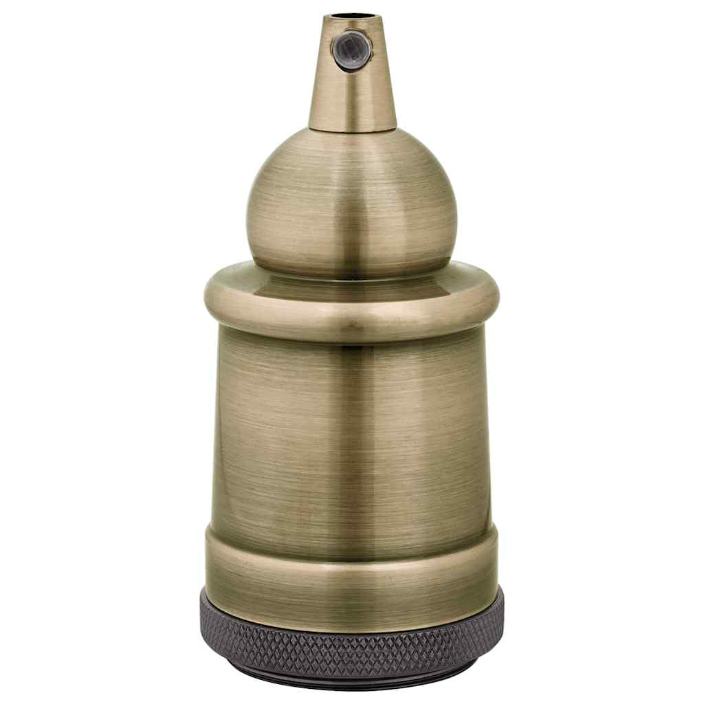 Portalampada, 2 pezzi, bronzo, E27