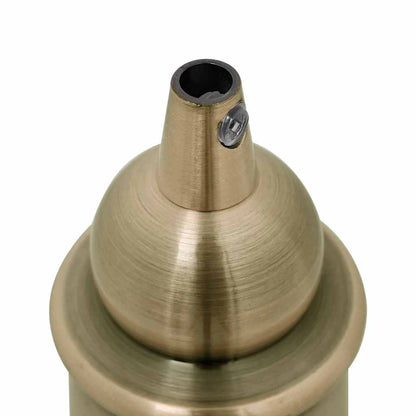 Portalampada, 2 pezzi, bronzo, E27