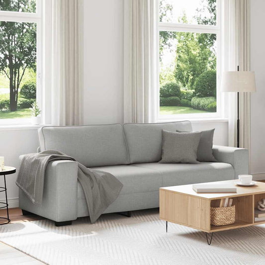 3-Sitzer-Sofa Wolkengrau 180 cm Stoff