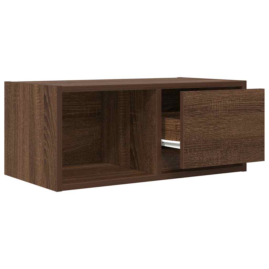 TV-Schrank Braun Eichen-Optik 60x31x25,5 cm Holzwerkstoff