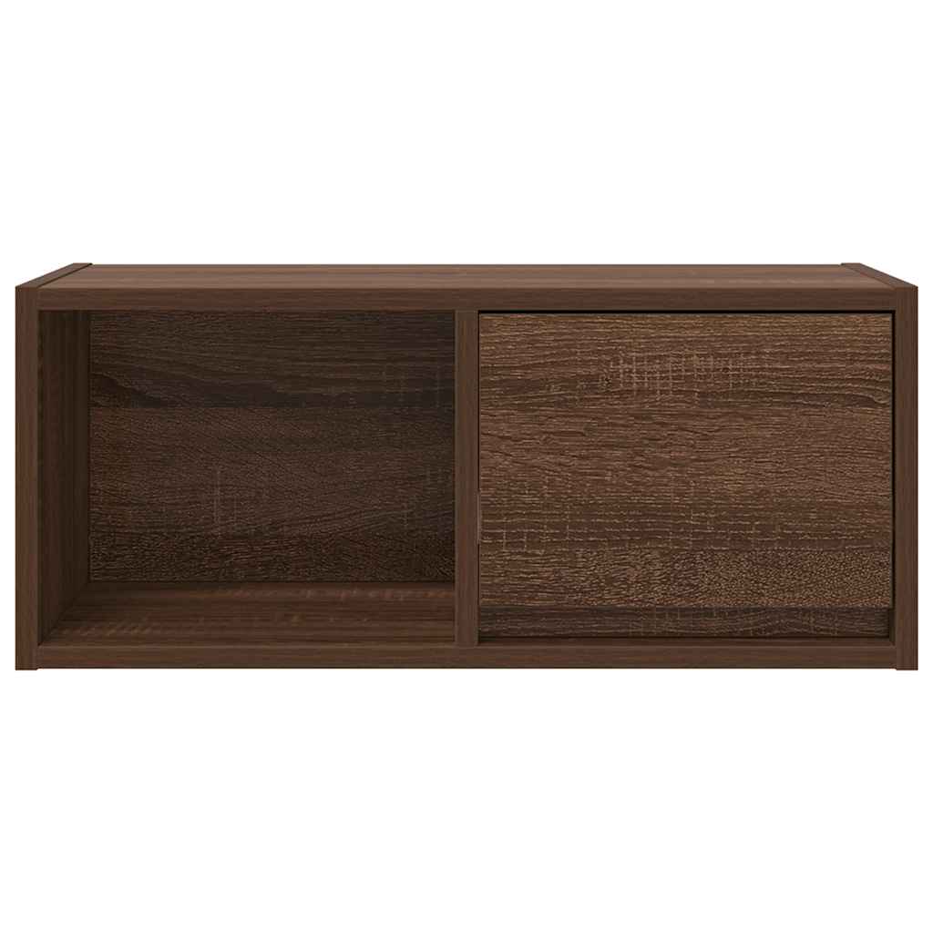 TV-Schrank Braun Eichen-Optik 60x31x25,5 cm Holzwerkstoff