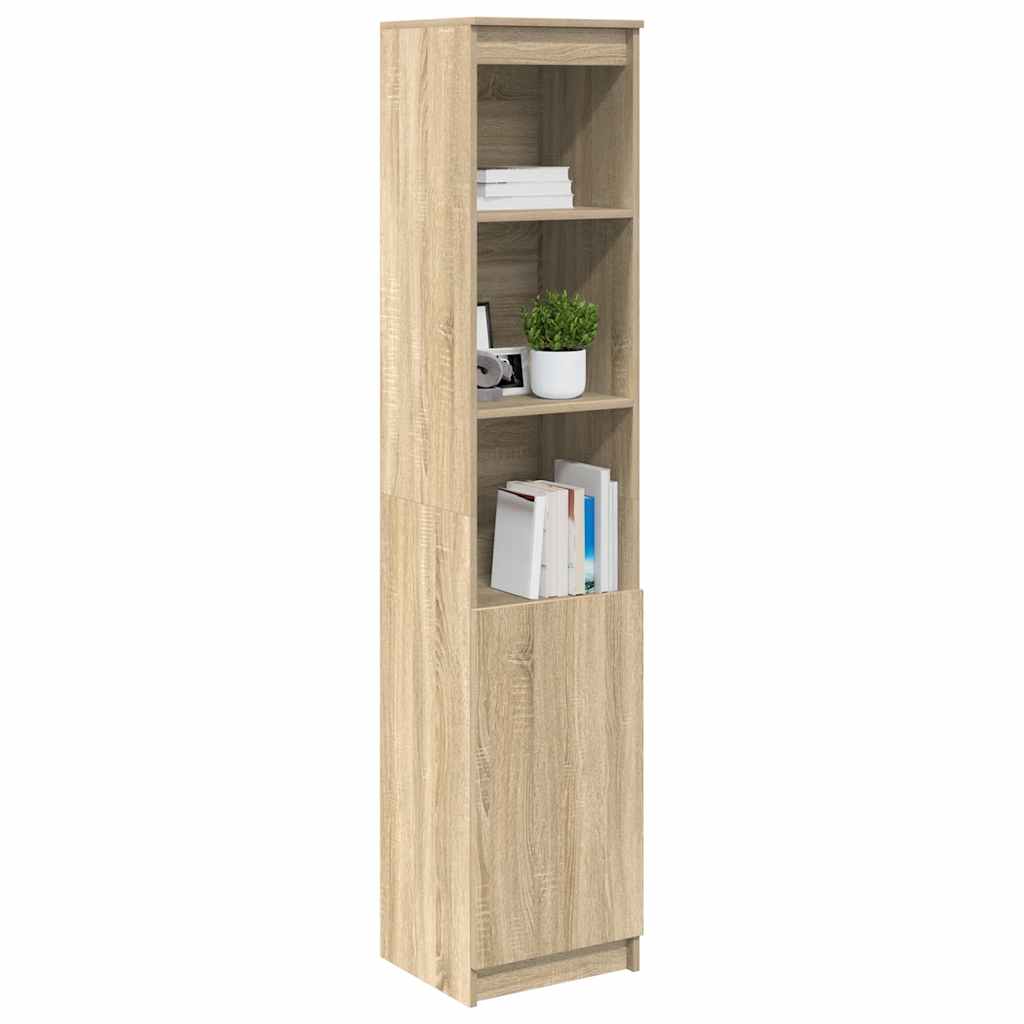 Highboard Sonoma-Eiche 37,5x35x180 cm Holzwerkstoff