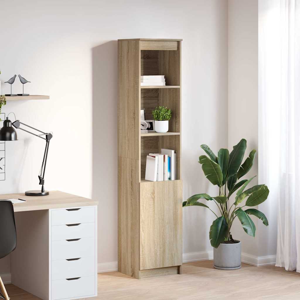 Highboard Sonoma-Eiche 37,5x35x180 cm Holzwerkstoff