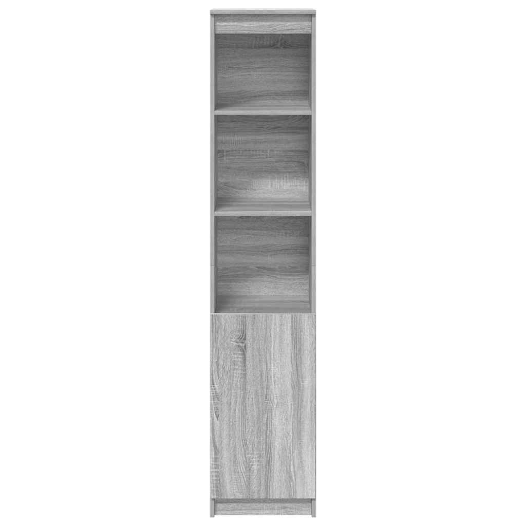 Highboard Grau Sonoma 37,5x35x180 cm Holzwerkstoff