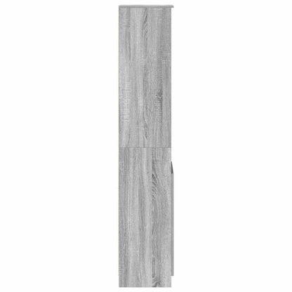 Highboard Grau Sonoma 37,5x35x180 cm Holzwerkstoff