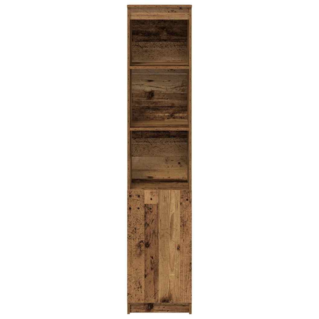 Highboard Altholz-Optik 37,5x35x180 cm Holzwerkstoff