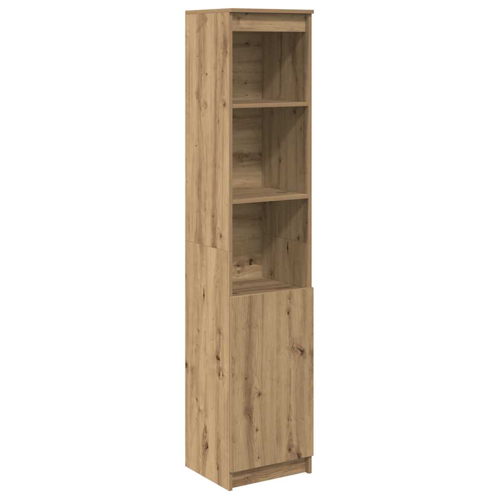 Highboard Artisan-Eiche 37,5x35x180 cm Holzwerkstoff