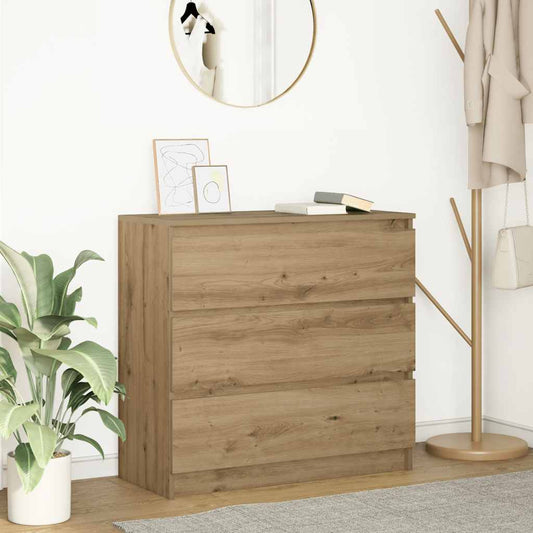 Sideboard Artisan-Eiche 80x35x76 cm Holzwerkstoff