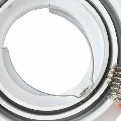 Spotlight 6 pcs Weiß 9 x 9 x 2 cm Aluminium