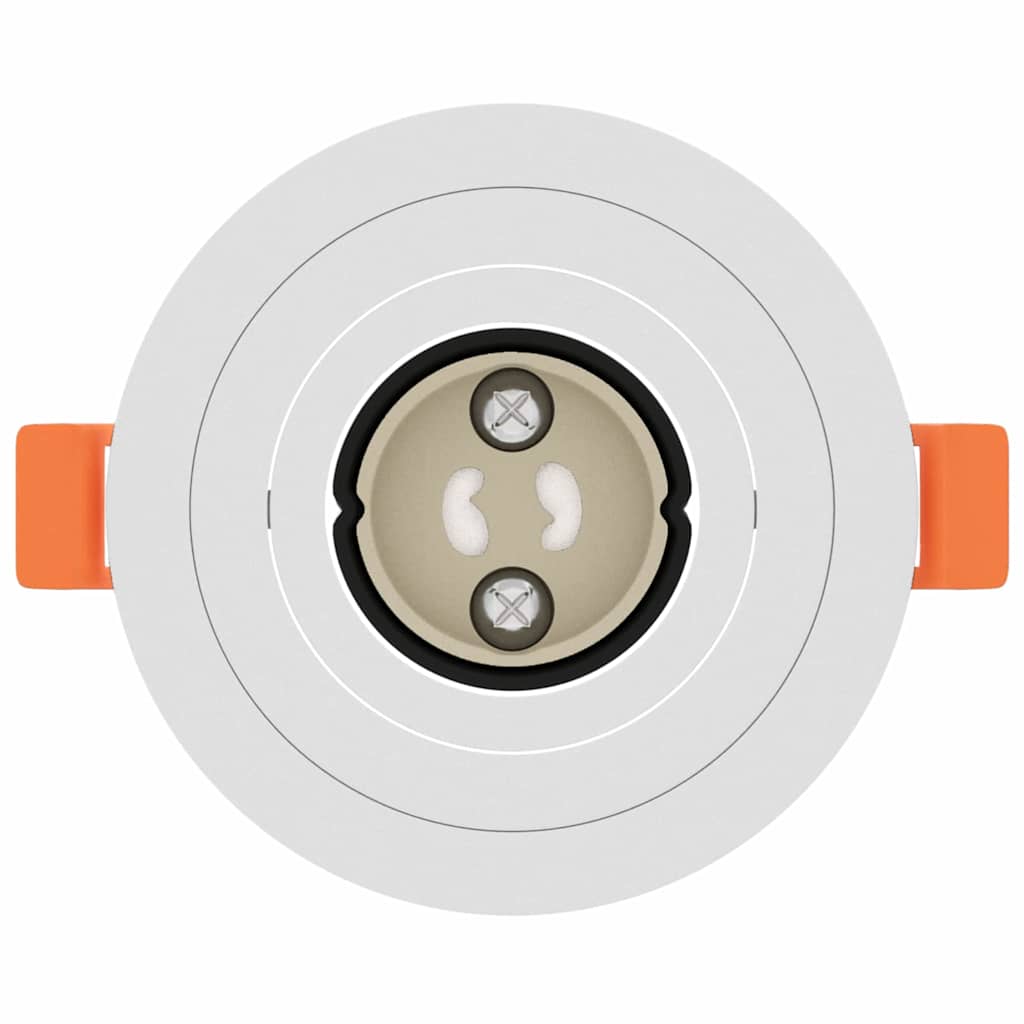 Spotlight 6 pcs Weiß 9 x 9 x 2 cm Aluminium