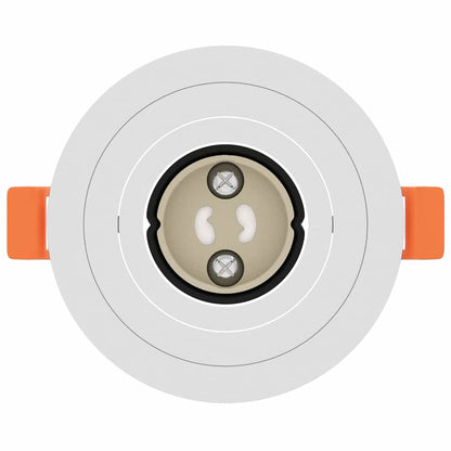 Spotlight 24 pcs Weiß 9 x 9 x 2 cm Aluminium