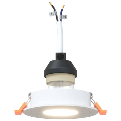 Spotlight 24 pcs Weiß 9 x 9 x 2 cm Aluminium