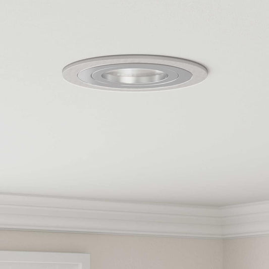 Spotlight 6 pcs Silber 9 x 9 x 2 cm Aluminium