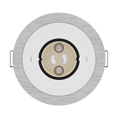 Spotlight 6 pcs Silber 9 x 9 x 2 cm Aluminium