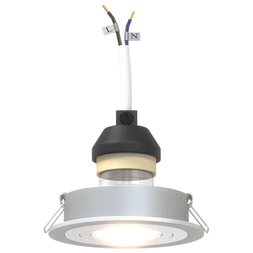 Spotlight Silber 9 x 9 x 2 cm Aluminium